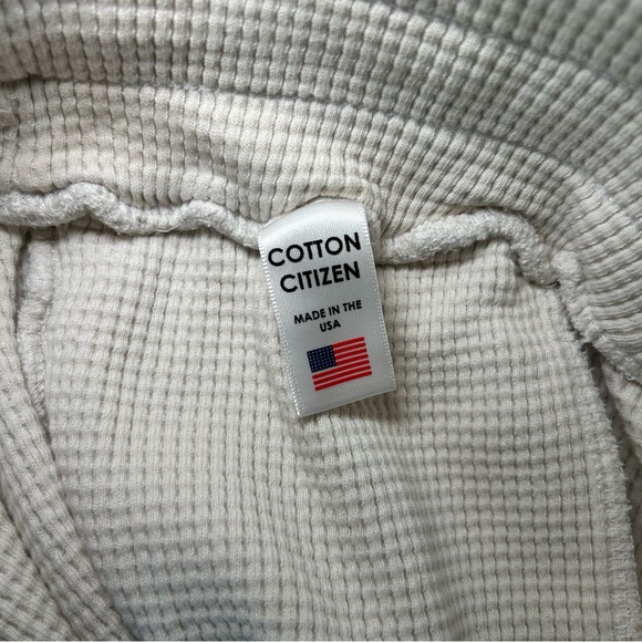 Cotton Citizen Waffle Knit Shorts Cream Size Small - Picture 7 of 12